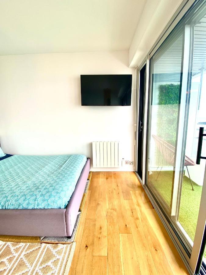 - L'Iroizh - Concarneau - Vue Mer Panoramique - Studio Standing Plage Des Sables Blancs - Parking - Panoramic Sea View - Near Thalassotherapy - Wifi - Exteriör bild